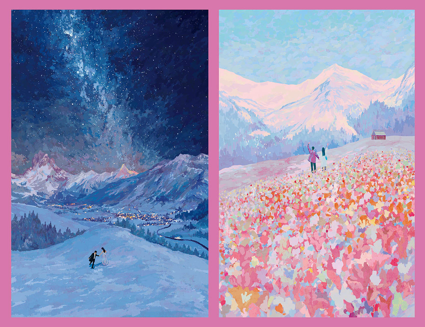 Snow Melts and Flowers Blossom - Double Sided