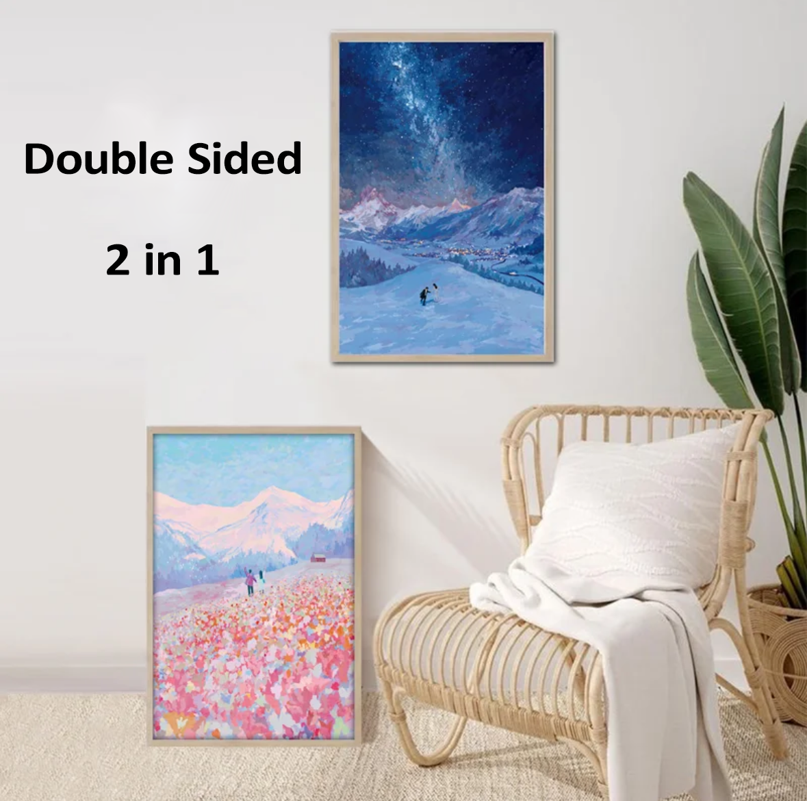 Snow Melts and Flowers Blossom - Double Sided